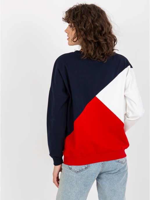 Bluza-RV-BL-8463.41P-granatowo-czerwony Bluza-RV-BL-8463.41P-granatowo-czerwony