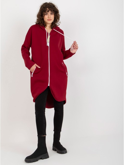 Bluza-RV-BL-4742.20P-bordowy Bluza-RV-BL-4742.20P-bordowy