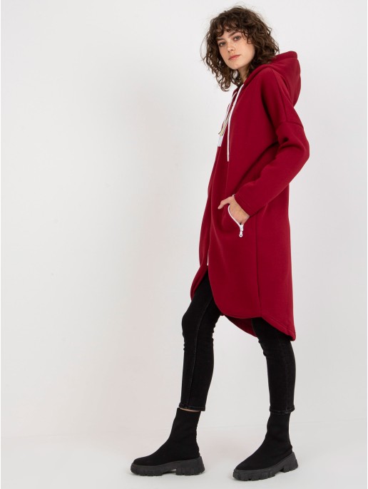 Bluza-RV-BL-4742.20P-bordowy Bluza-RV-BL-4742.20P-bordowy