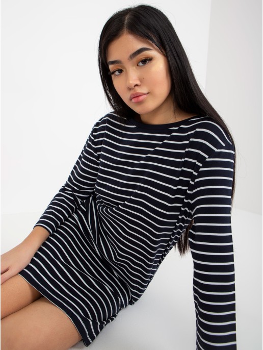 Suknelė-LO-SK-LK-259.00X-balta-mėlyna Suknelė-LO-SK-LK-259.00X-balta-mėlyna