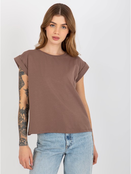 T-shirt-RV-TS-4833.36X-brązowy