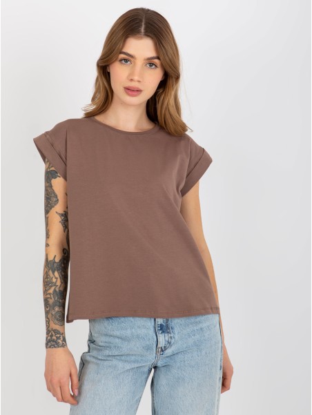 T-shirt-RV-TS-4833.36X-brązowy