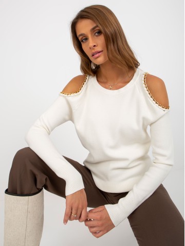 Sweter-EM-SW-J51835.60P-ecru 2