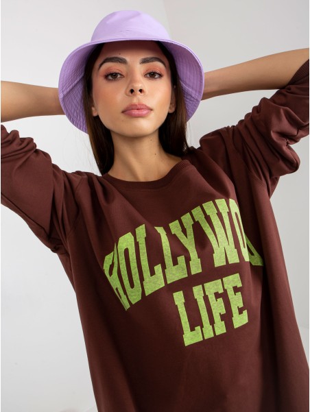 Bluza-VI-BL-3102.01P-ciemny brązowy