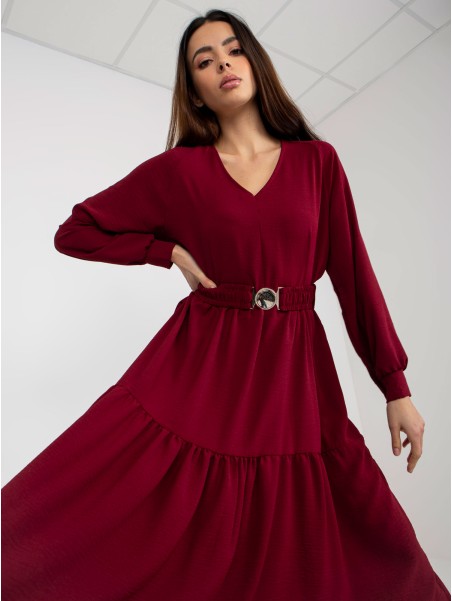 Sukienka-TW-SK-BI-2021706.93P-bordowy