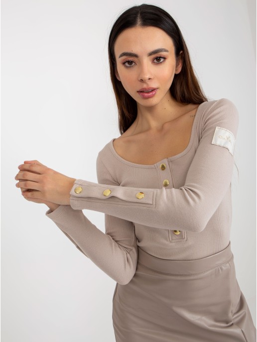 Bluzka-TW-BZ-OB-048.08-beżowy Bluzka-TW-BZ-OB-048.08-beżowy