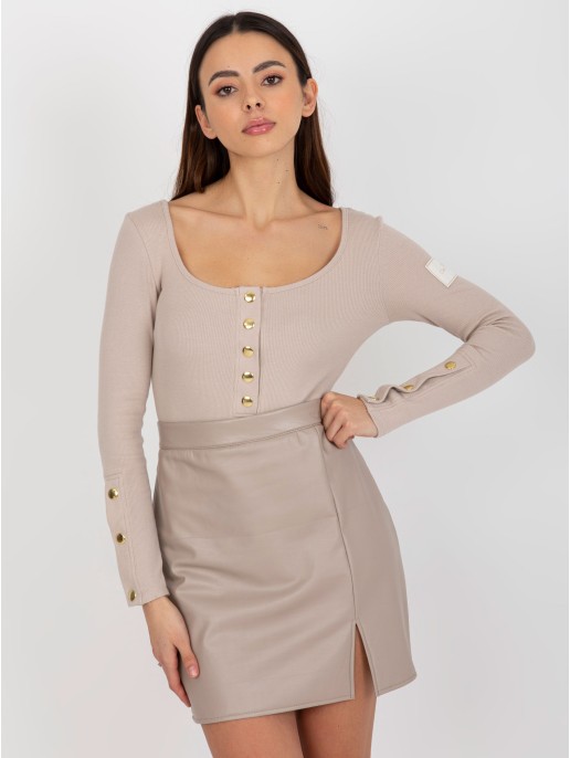 Bluzka-TW-BZ-OB-048.08-beżowy Bluzka-TW-BZ-OB-048.08-beżowy