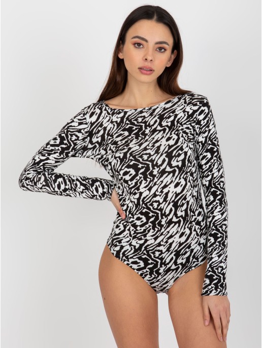 Body-LK-BO-509199-1.42P-biało-czarny Body-LK-BO-509199-1.42P-biało-czarny