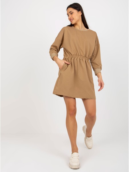 Sukienka-EM-SK-HS-21-487.41-camelowy