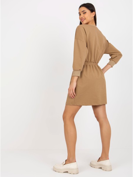 Sukienka-EM-SK-HS-21-487.41-camelowy