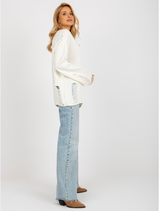 Sweter-BA-SW-8043.03-ecru Sweter-BA-SW-8043.03-ecru