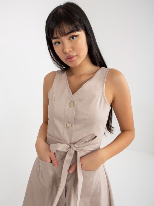 Sukienka-LK-SK-508253.44P-beżowy