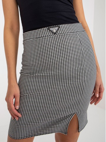 Spódnica-LK-SD-509139.99-czarno-biały 2