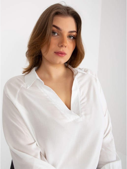 Koszula-LK-KS-509032.88P-ecru Koszula-LK-KS-509032.88P-ecru