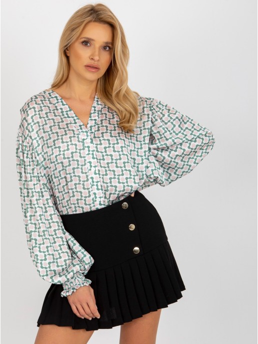 Koszula-LK-KS-509017.64-biało-beżowy Koszula-LK-KS-509017.64-biało-beżowy