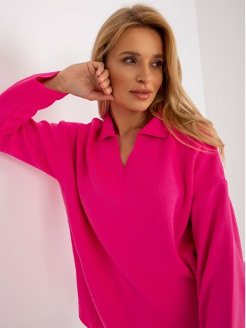 Sweter-LC-SW-2261.00P-fluo różowy 2
