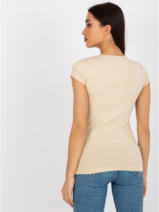 T-shirt-EM-TS-HS-21-532.22P-beżowy T-shirt-EM-TS-HS-21-532.22P-beżowy
