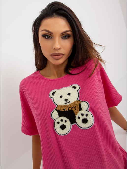 Bluzka-LK-BZ-509251.26X-fuksjowy Bluzka-LK-BZ-509251.26X-fuksjowy