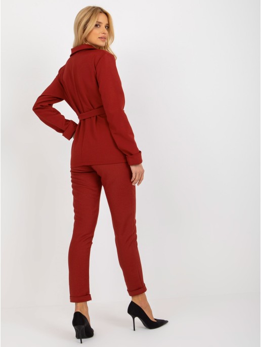 Marynarka-LK-MA-507798.51P-bordowy Marynarka-LK-MA-507798.51P-bordowy