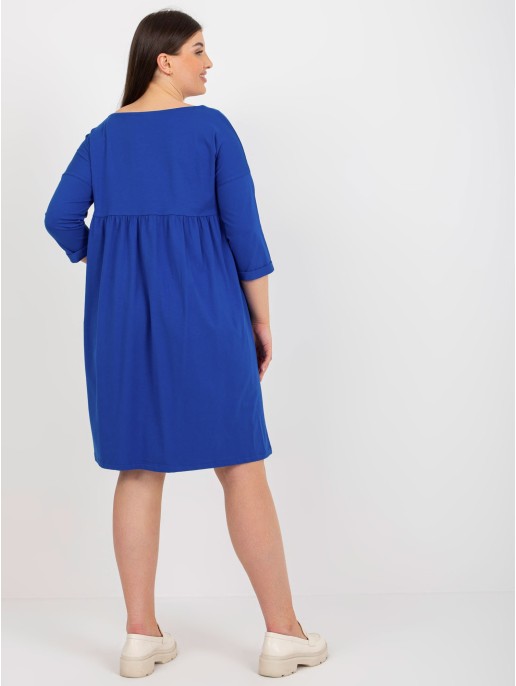 Suknelė-RV-SK-8529.37P-tamsiai mėlyna Suknelė-RV-SK-8529.37P-tamsiai mėlyna