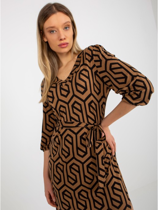 Sukienka-LK-SK-509249-1.72P-camelowy Sukienka-LK-SK-509249-1.72P-camelowy