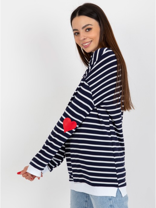 Bluza-LO-BL-LK-236.27X-biało-granatowy Bluza-LO-BL-LK-236.27X-biało-granatowy