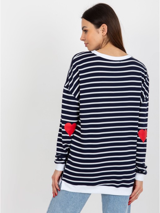 Bluza-LO-BL-LK-236.27X-biało-granatowy Bluza-LO-BL-LK-236.27X-biało-granatowy