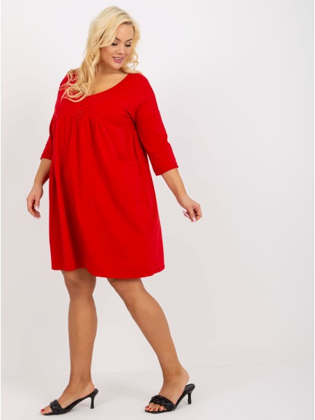 Suknelė-RV-SK-8529.37P-raudona