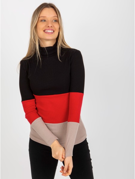 Bluzka-RV-BZ-8465-1.02P-czarno-beżowy