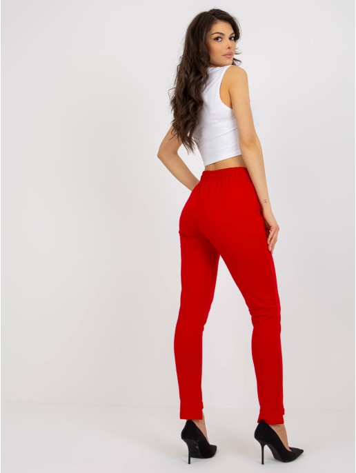 Spodnie dresowe-RV-DR-6742.57-czerwony Spodnie dresowe-RV-DR-6742.57-czerwony