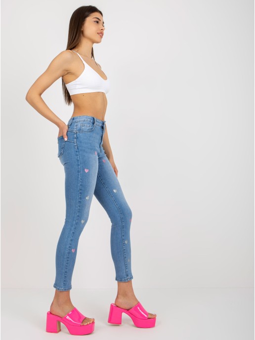 Spodnie jeans-NM-SP-D8012.60P-niebieski Spodnie jeans-NM-SP-D8012.60P-niebieski