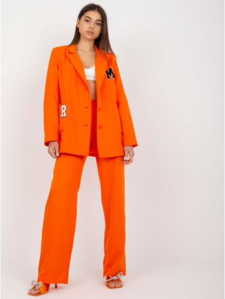 Marynarka-LK-MA-509239.40P-pomarańczowy