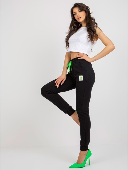 Spodnie dresowe-RV-DR-7886.04-czarny Spodnie dresowe-RV-DR-7886.04-czarny