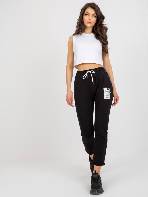 Spodnie dresowe-RV-DR-7520.82-czarny Spodnie dresowe-RV-DR-7520.82-czarny