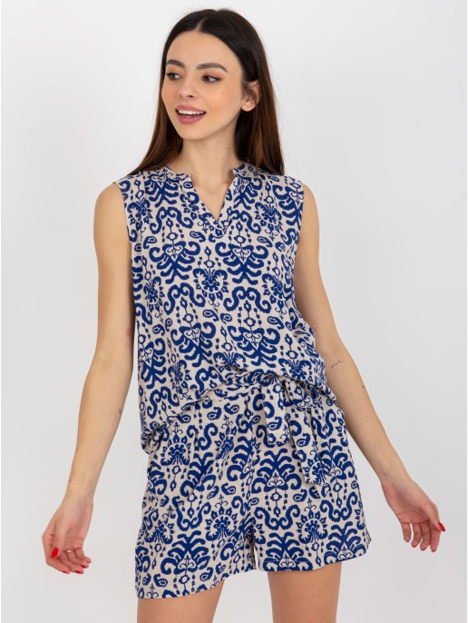 Bluzka-D73771R11115A-ciemny niebieski Bluzka-D73771R11115A-ciemny niebieski