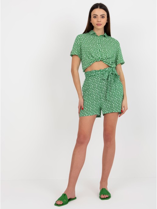 Szorty-D73770R62159KA-zielony