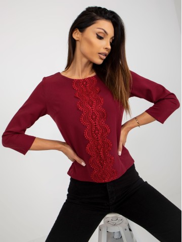 Bluzka-LK-BZ-506524.43P-bordowy 2