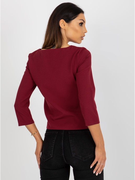 Bluzka-LK-BZ-506524.43P-bordowy Bluzka-LK-BZ-506524.43P-bordowy