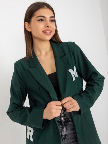 Marynarka-LK-MA-509286-2.45P-ciemny zielony 2