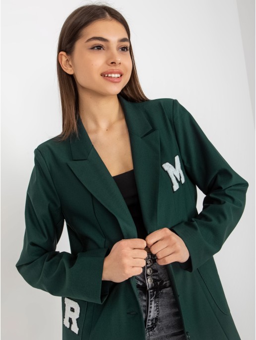 Marynarka-LK-MA-509286-2.45P-ciemny zielony Marynarka-LK-MA-509286-2.45P-ciemny zielony
