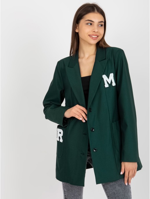 Marynarka-LK-MA-509286-2.45P-ciemny zielony Marynarka-LK-MA-509286-2.45P-ciemny zielony