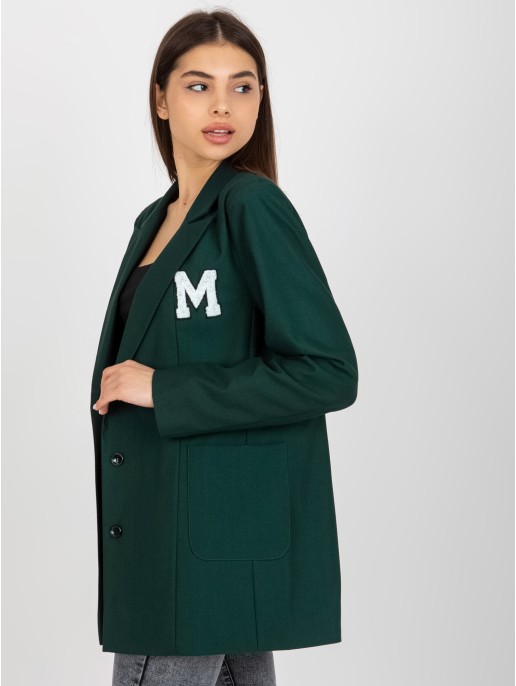Marynarka-LK-MA-509286-2.45P-ciemny zielony Marynarka-LK-MA-509286-2.45P-ciemny zielony