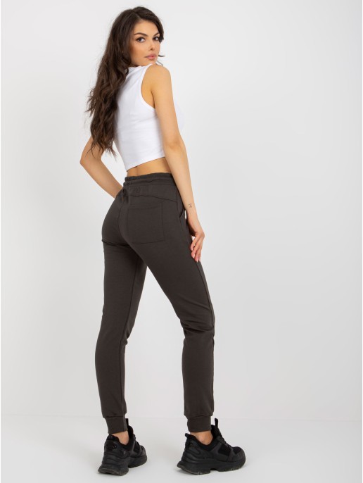 Spodnie dresowe-RV-DR-7942.93-ciemny khaki Spodnie dresowe-RV-DR-7942.93-ciemny khaki