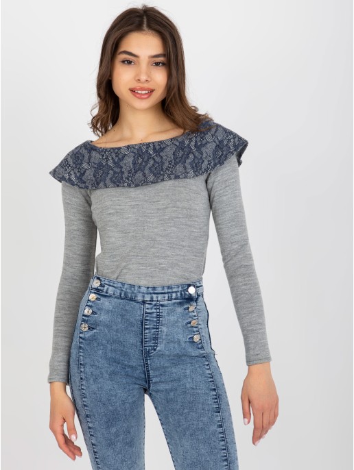 Sweter-LK-SW-506559-2.13-szary Sweter-LK-SW-506559-2.13-szary