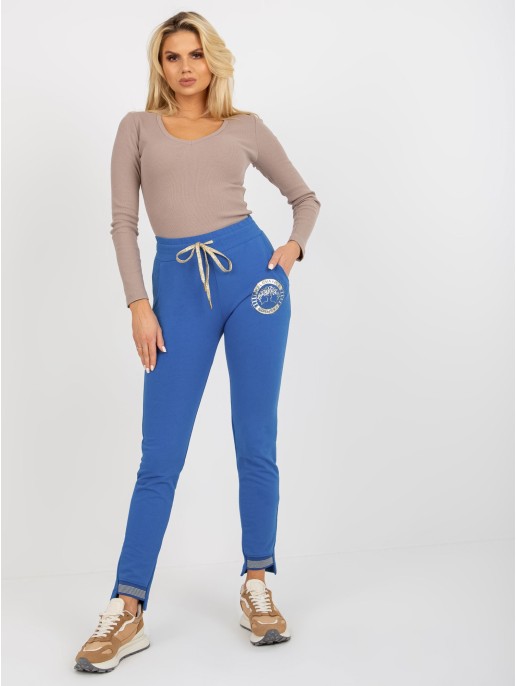 Spodnie dresowe-RV-DR-6650.81P-ciemny niebieski Spodnie dresowe-RV-DR-6650.81P-ciemny niebieski