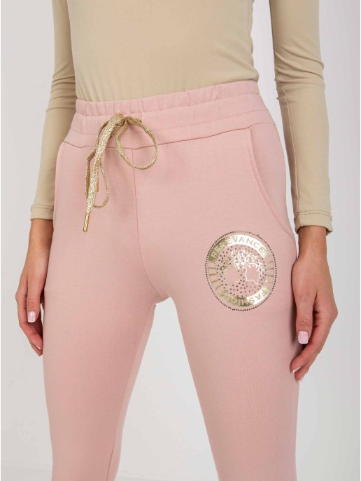 Spodnie dresowe-RV-DR-6650.81P-jasny różowy Spodnie dresowe-RV-DR-6650.81P-jasny różowy