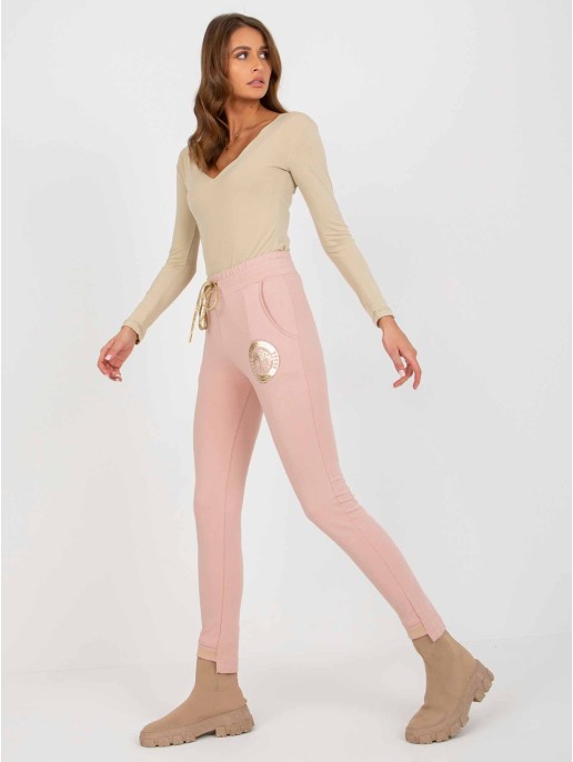 Spodnie dresowe-RV-DR-6650.81P-jasny różowy Spodnie dresowe-RV-DR-6650.81P-jasny różowy