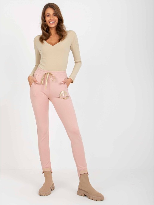 Spodnie dresowe-RV-DR-6650.81P-jasny różowy Spodnie dresowe-RV-DR-6650.81P-jasny różowy