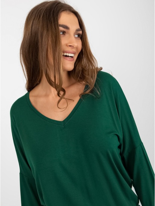 Bluzka-RV-BZ-7663.05-ciemny zielony Bluzka-RV-BZ-7663.05-ciemny zielony