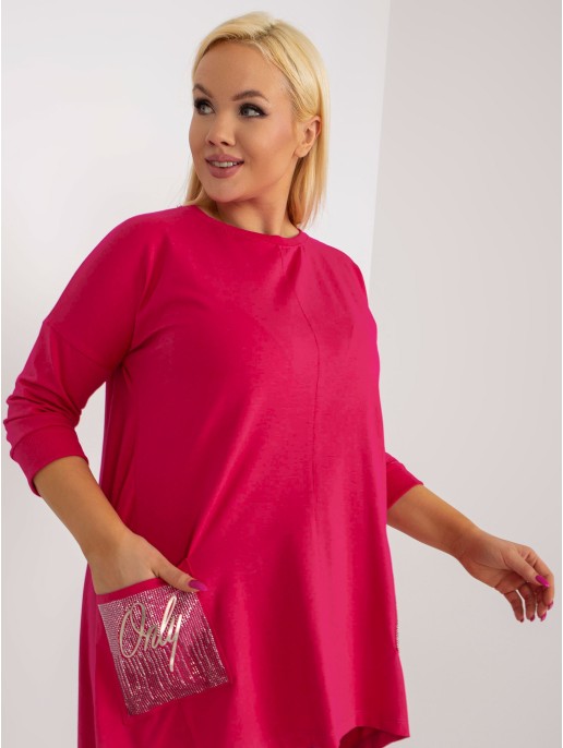 Bluzka-RV-BZ-8533.04-fuksjowy Bluzka-RV-BZ-8533.04-fuksjowy